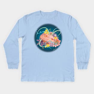 Bearded Dragon Decor Kids Long Sleeve T-Shirt